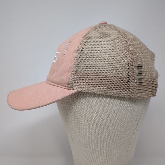 Not All Heroes Wear Capes Snapback Trucker Hat Pink One Size David And Young - Picture 3 of 9